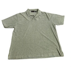 American Eagle Stripped Terry Cloth Polo 90’s Y2K Fashion Men’s size Large